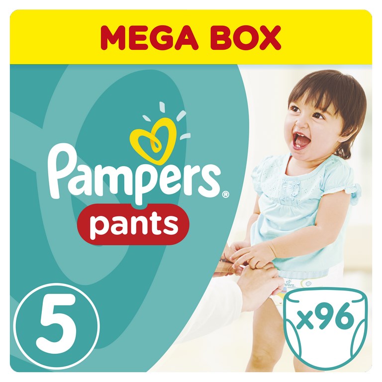 PAMPERS Pieluchomajtki Pants 5 Junior 96 szt ZAPAS
