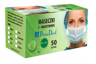 MASECZKI OCHRONNE PRIMADENT! NIEBIESKIE! 50 SZTUK