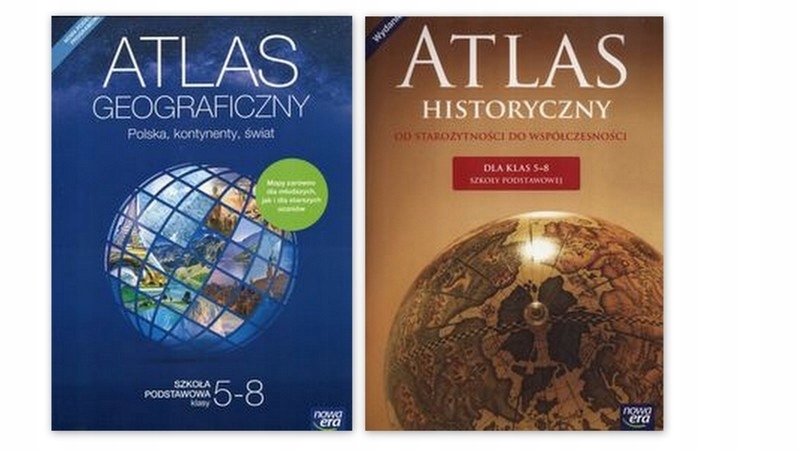 ATLAS geograficzny + historyczny NOWA ERA KL 5-8