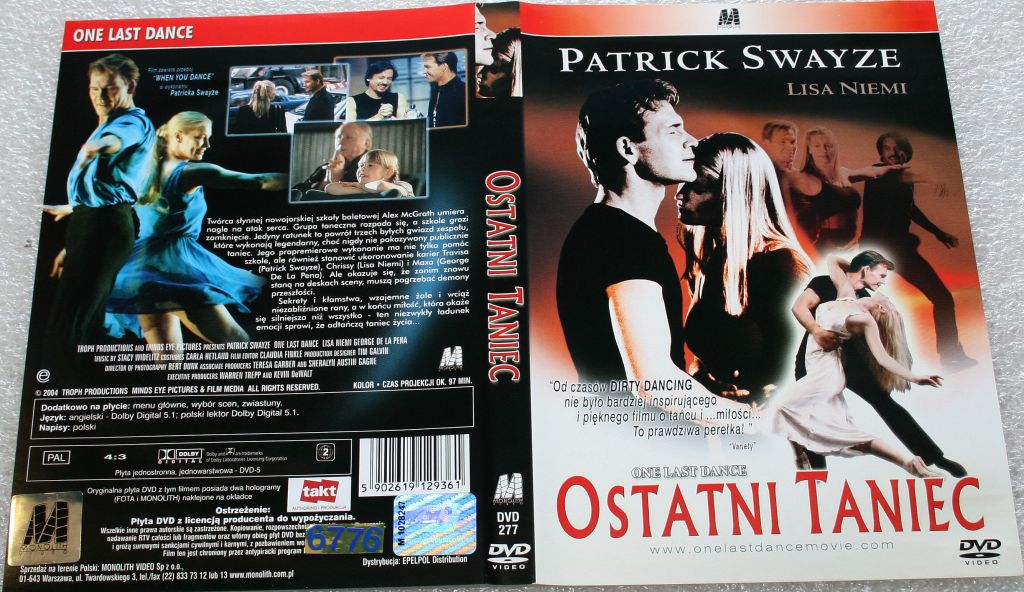 Używany film DVD Ostatni Taniec
