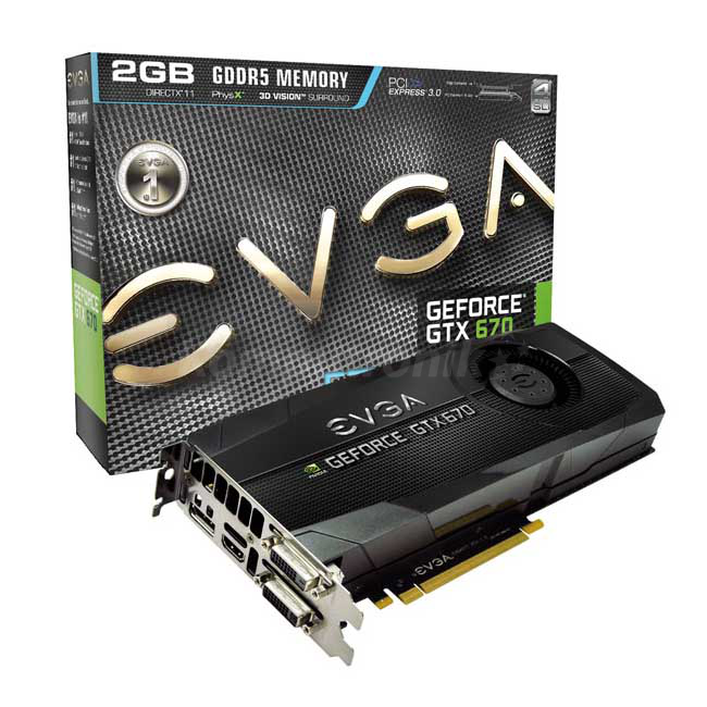 Karta graficzna  EVGA NVIDIA GeForce GTX 670 FTW