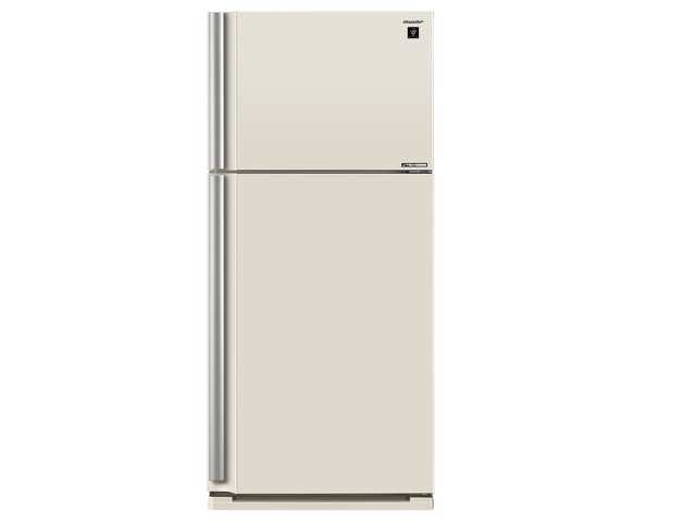 Beżowa Lodówka SHARP SJXE680MBE No Frost A++