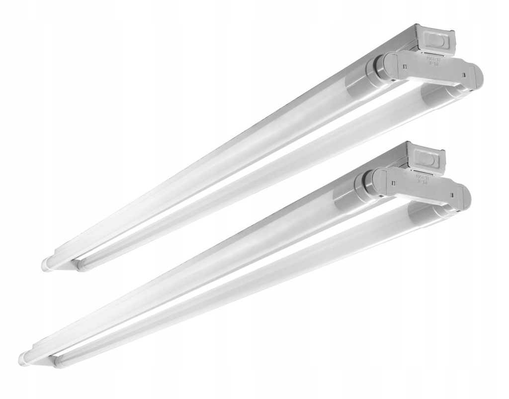 2x Oprawa LED belkowa 2x120 +4x świetlówka ZESTAW