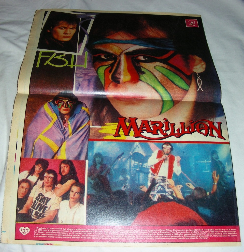 DZIENNIK LUDOWY DODATEK + PLAKAT MARILLION