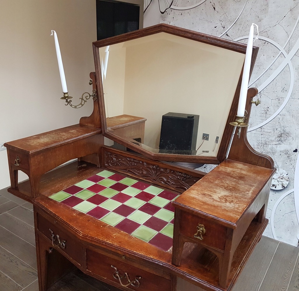 Stara Toaletka z lustrem ok. 1800-1900 r