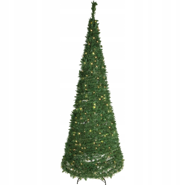 Choinka STOŻEK 250 cm z oświetleniem led