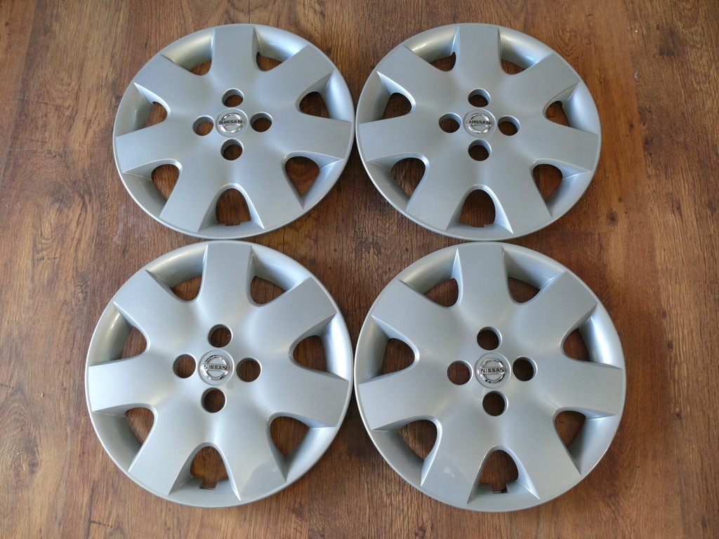 NISSAN 15 ORYGINALNE KOŁPAKI MICRA K13 - KOMPLET