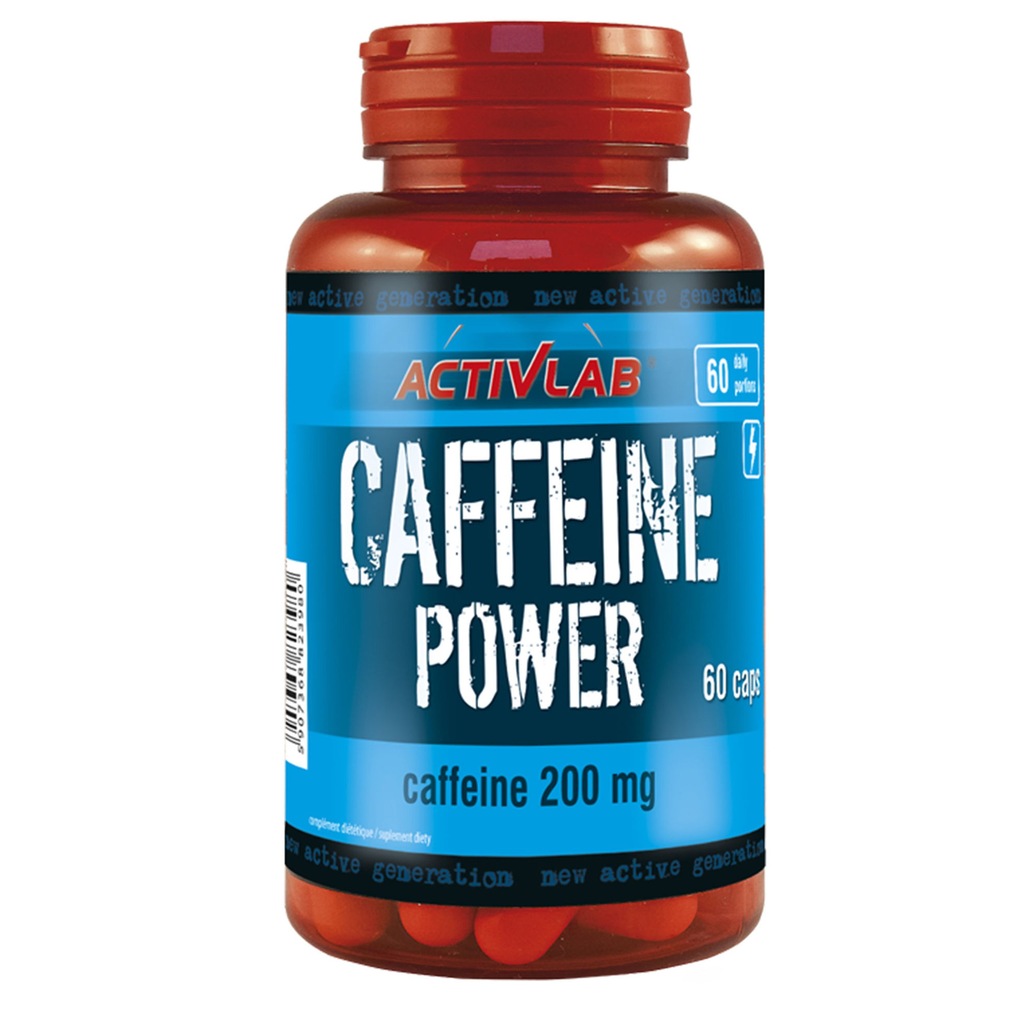 ACTIVLAB CAFFEINE POWER 60k ENERGIA MOC KOFEINA