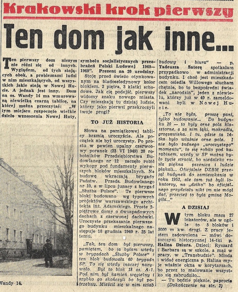 MIŃSK MAZOWIECKI HIMILSCHBACH - NOWA HUTA OS WANDY