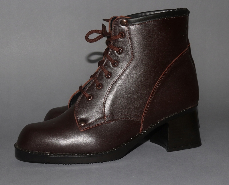 Buty Damskie Skórzane RETRO Styl VINTAGE NOWE r 36
