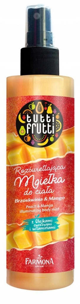 FARMONA Tutti Frutti mgiełka do ciała brzoskwinia