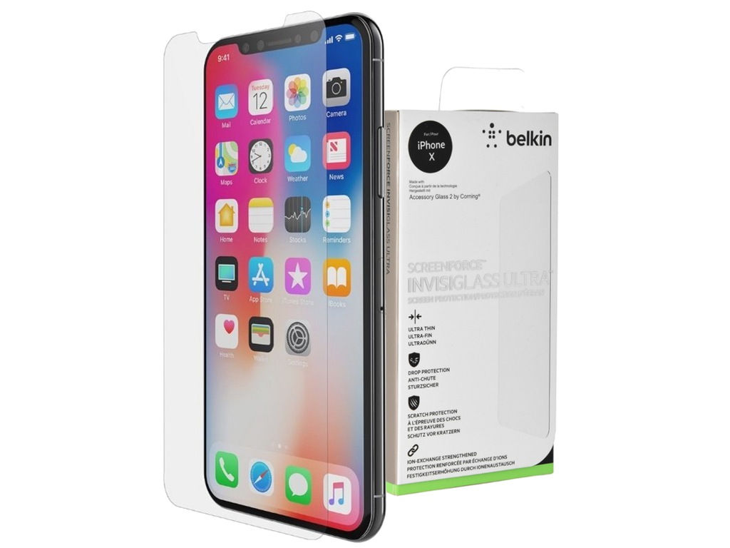 iPhone X/10 I Szkło Szybka I 0,21mm I Belkin Ultra