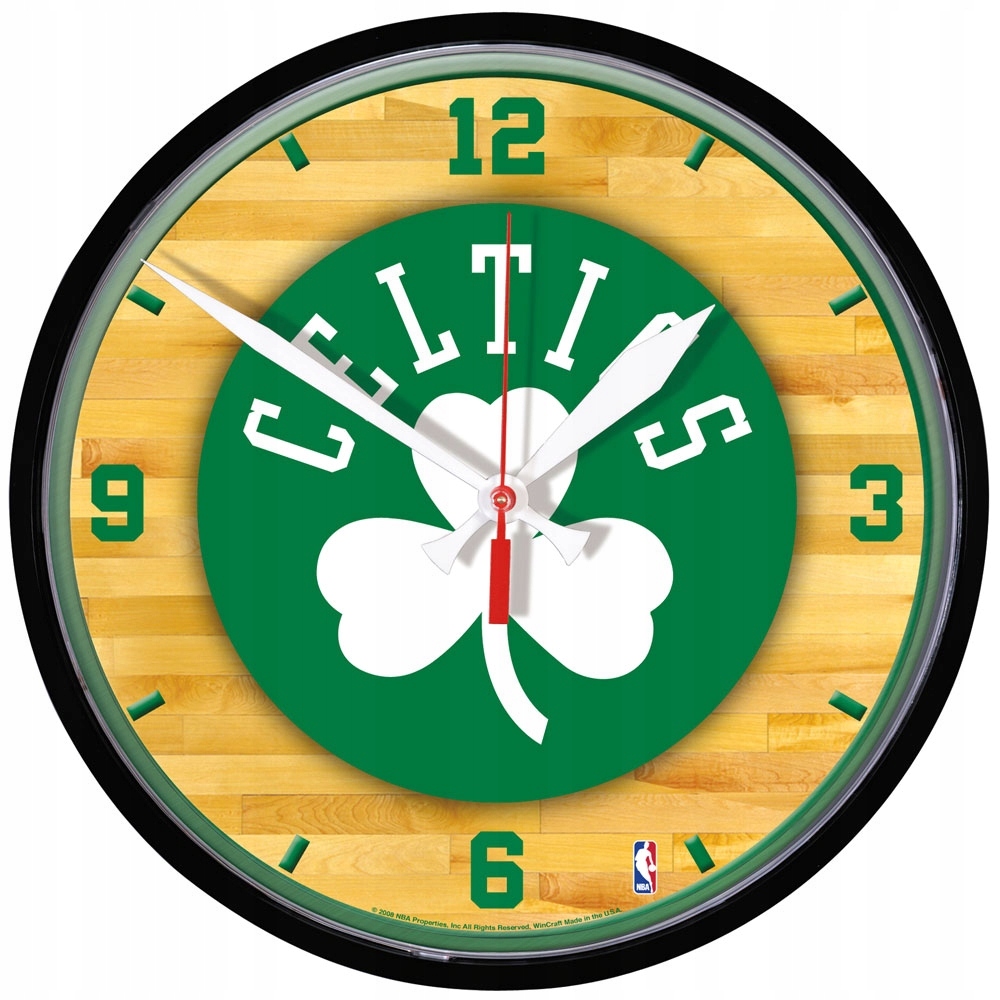 Zegar Celtics/Bulls/WarriorsNBA
