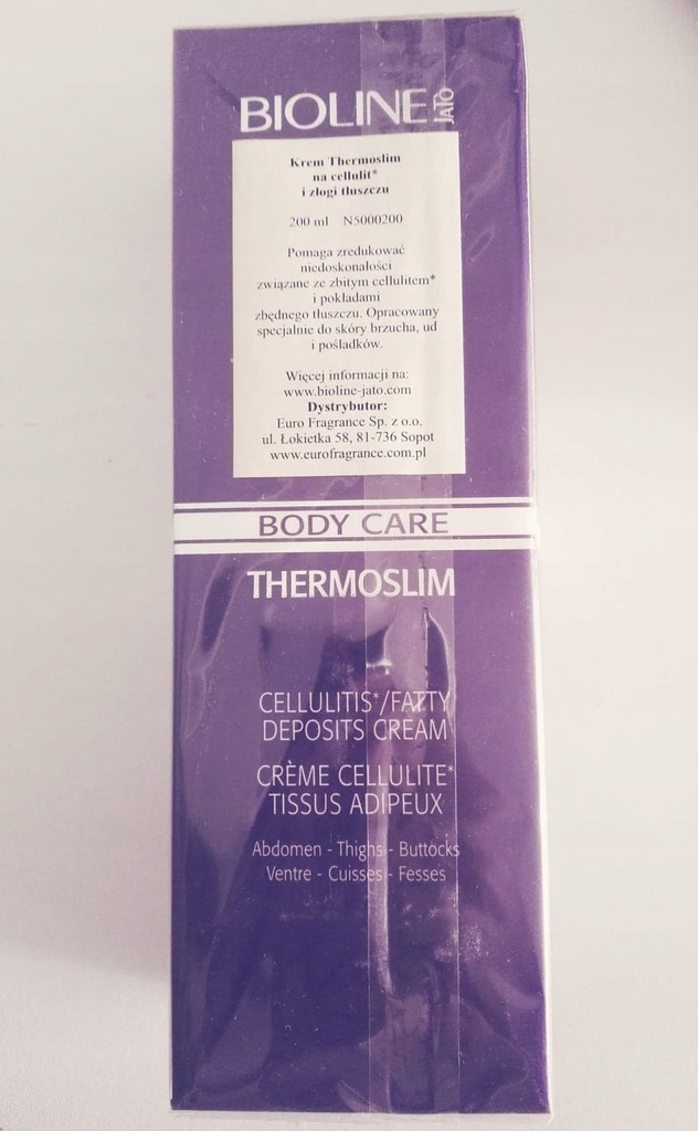 Krem na złogi tłuszczu Bioline Thermoslim 200m