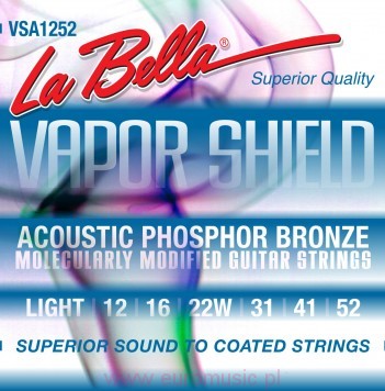 Struny do gitary akustycznej La Bella 12-52 USA