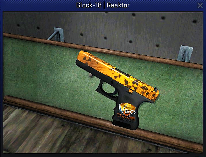GLOCK-18 Reaktor Reactor SKIN CS:GO 5/5