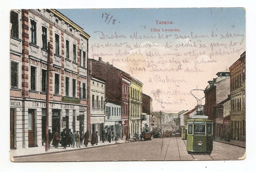 TARNÓW -ULICA LWOWSKA -TRAMWAJ -feldpost
