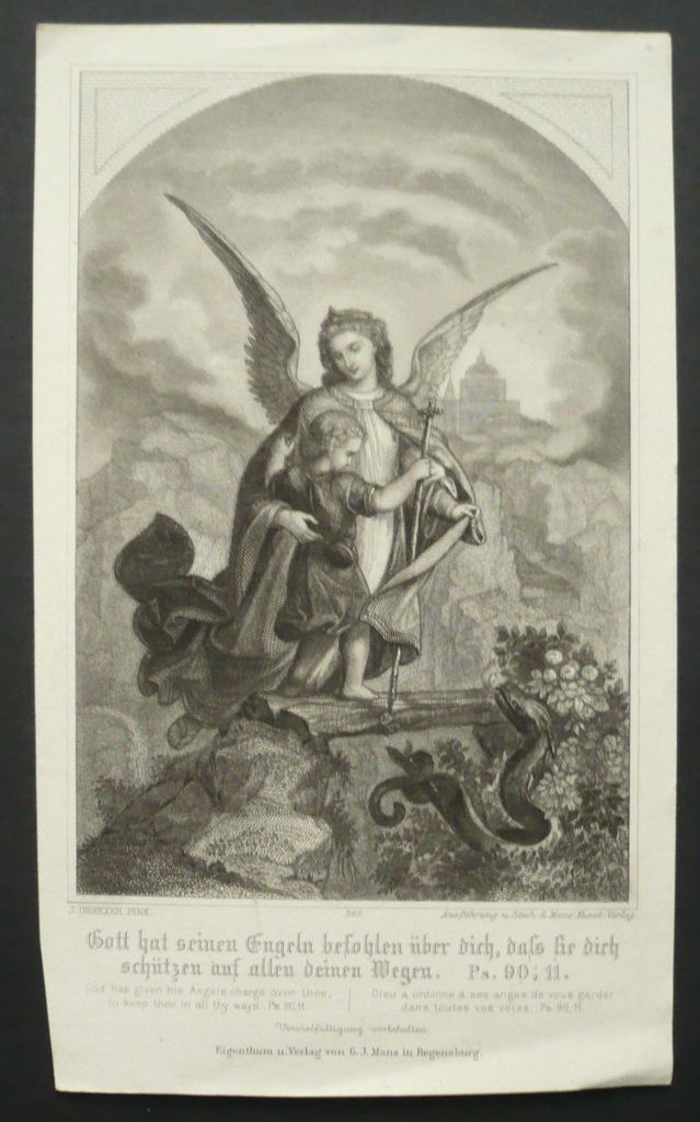 Anioł Stróż i Szatan, oryg. ok. 1845