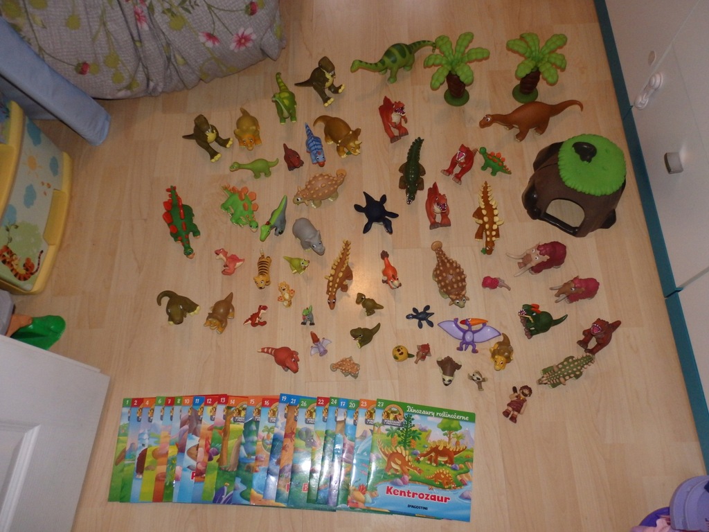 DINOZAURY deagostini dino MEGA t-rex książki