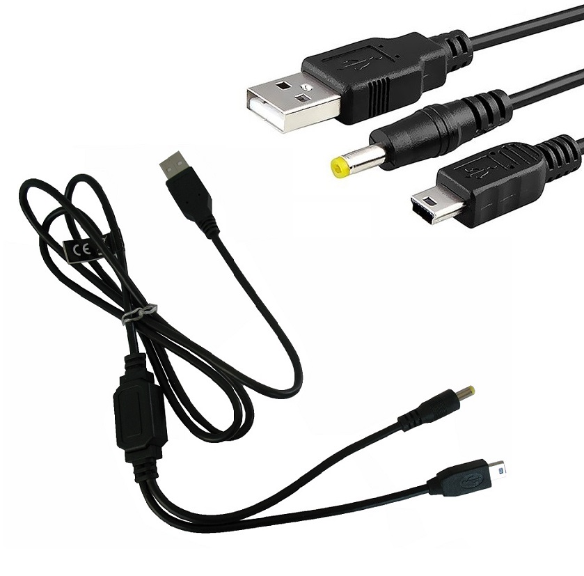 KABEL USB 2in1 ŁADOWANIE PSP i POŁĄCZENIE z PC ***