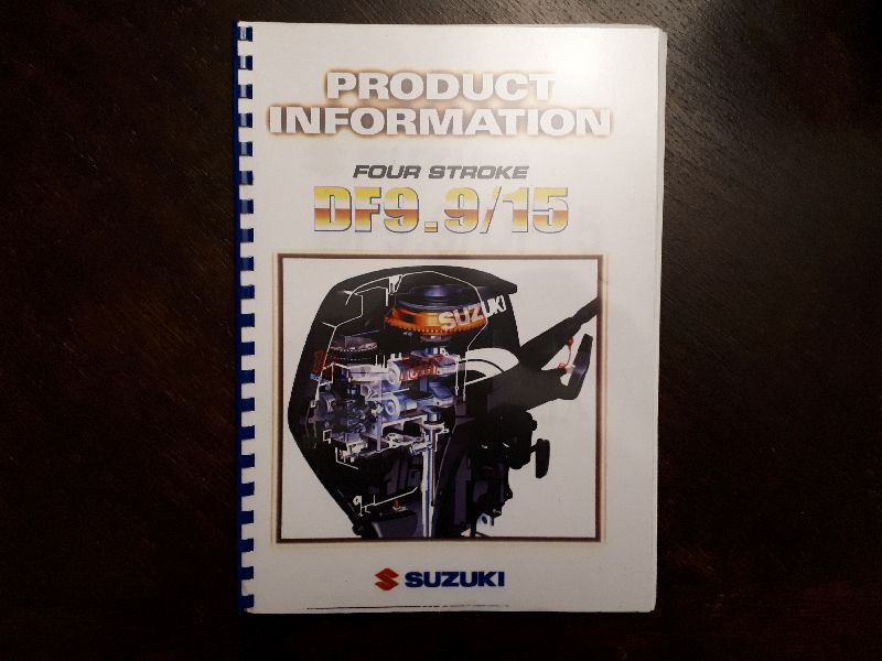 instrukcja obsługi silnik zaburtowy SUZUKI DF15
