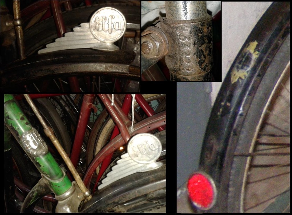 stary zabytkowy rower ELFA 1938rok