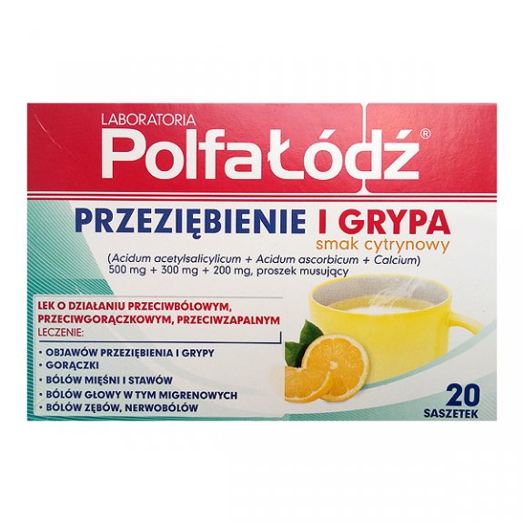 Polfa Łódź Przeziębienie i grypa, sm.cytr.20sasz
