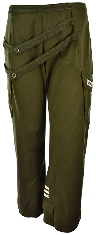 gO9236 ADIDAS zielone spodnie bojówki 46