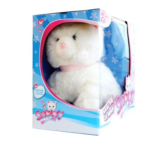 Interaktywny Kotek Snowy JLI8105 9 POLECEŃ TM Toys