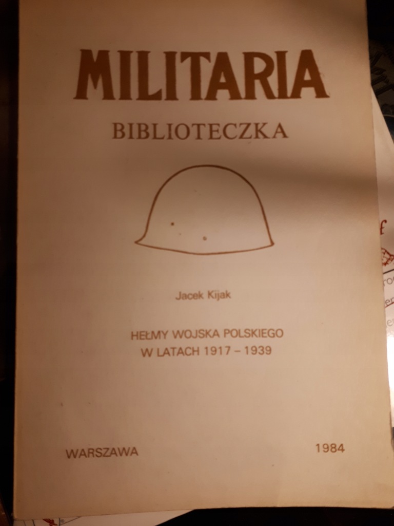 Hełmy wojska polskiego 1 wydanie