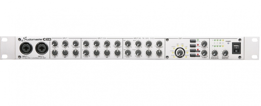 STUDIOMASTER C-3X MIKSER ANALOGOWY AUDIO RACK
