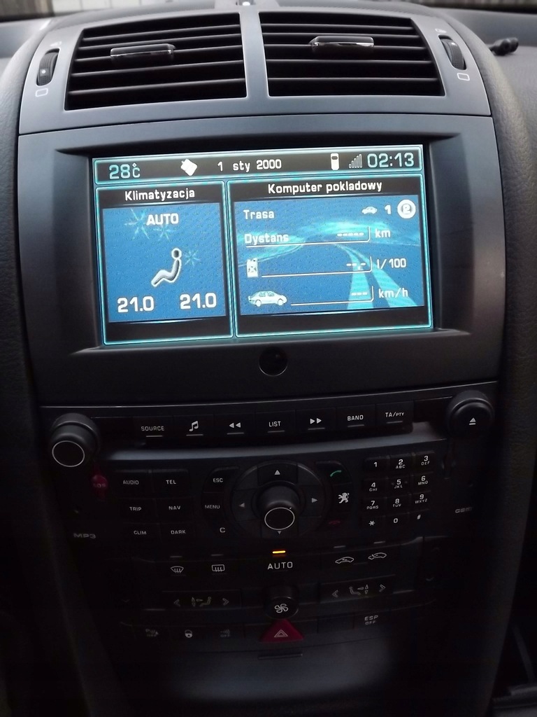 Peugeot 407 nawigacja RT3 zestaw PL polski GPS