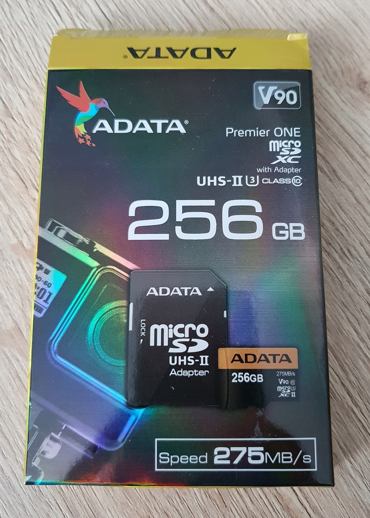 Adata microSDXC Premier ONE 256GB UHSII 275 MB/s