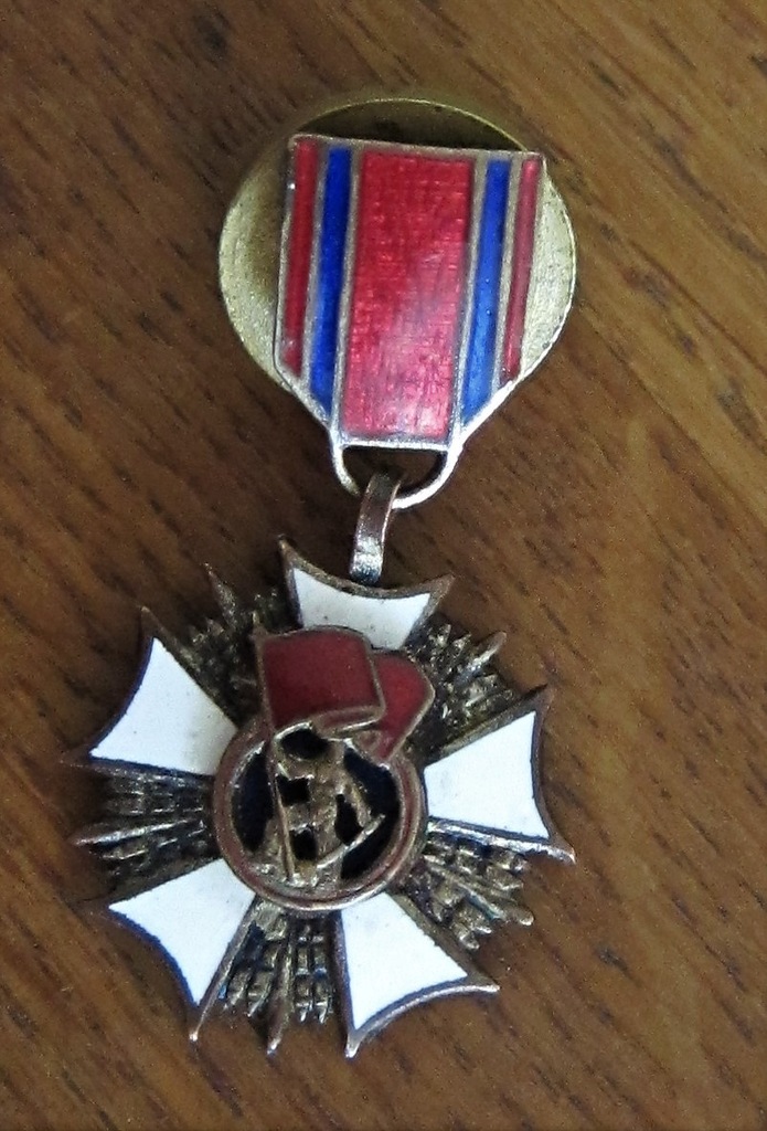 Order Sztandaru Pracy - Miniaturka z nakrętką MP