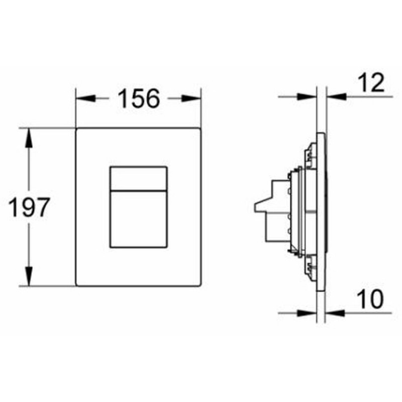 PRZYCISK Grohe Skate Cosmopolitan 38732SH0 biały - 7402696934 ...