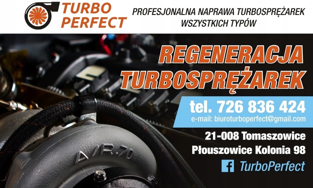 Regeneracja Turbosprężarek Naprawa Turbin Turbo Tu