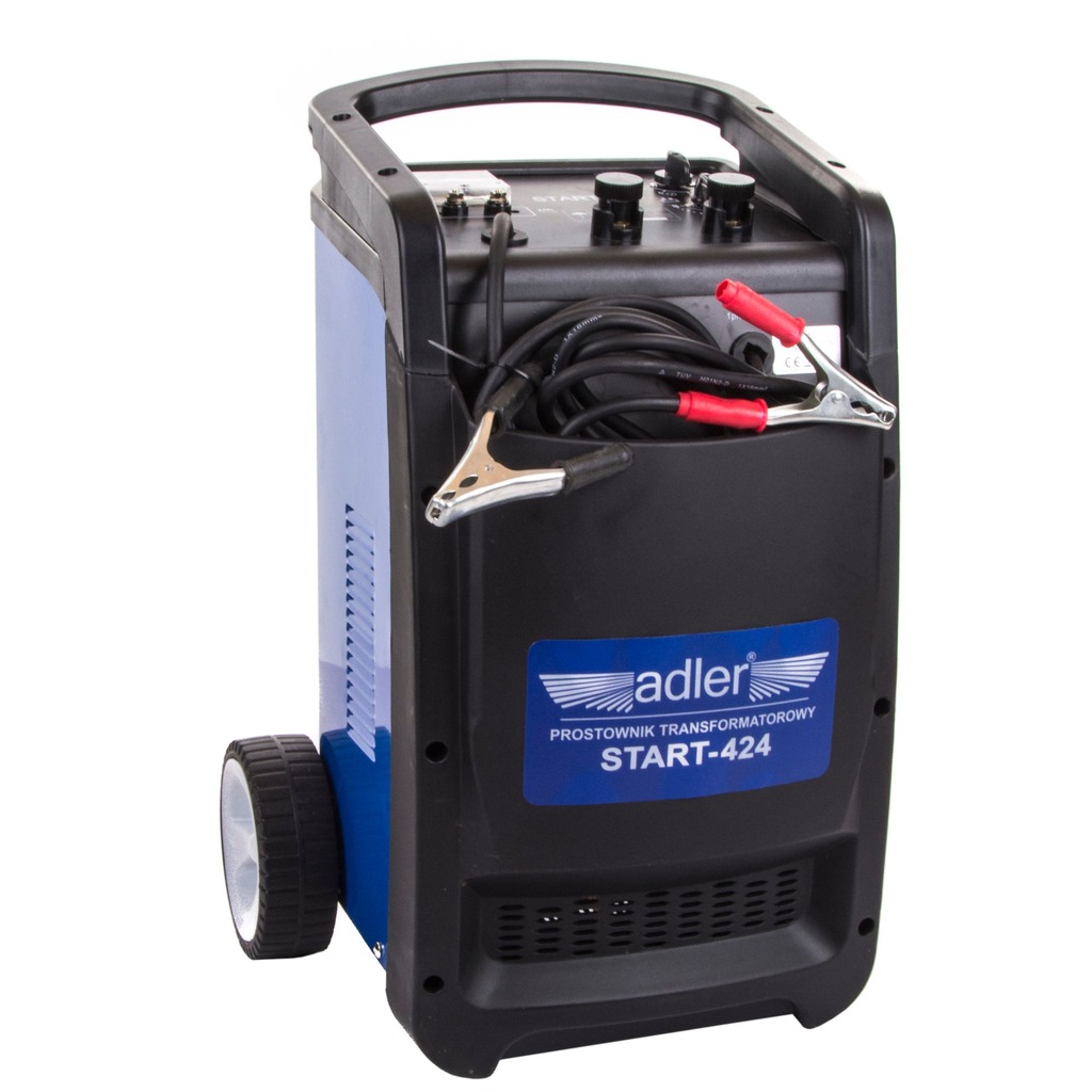 Prostownik z rozruchem 12V 24V 50A Adler Start 424