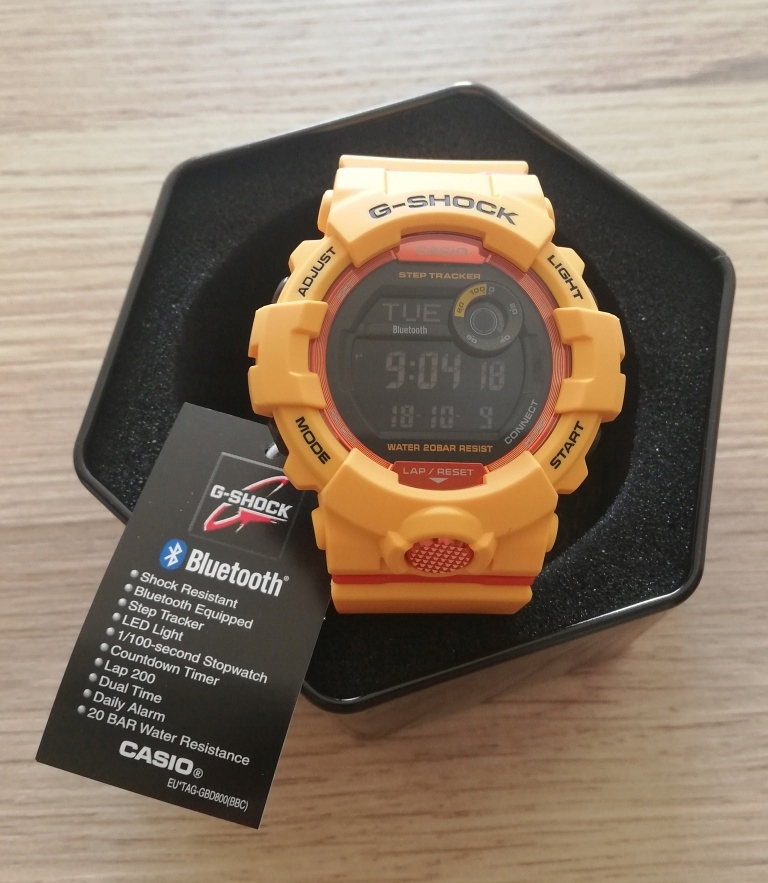 Nowy Casio G-Shock GBD-800-4ER gwarancja Bluetooth 7606851521