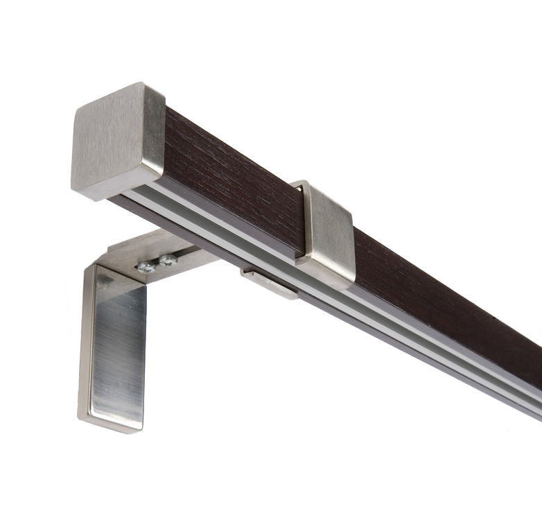 KARNISZ CUADRO 200CM POJEDYNCZY 4KOLORY 25MM