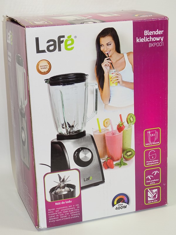 BLENDER KIELICHOWY LAFE BKP001 KOMPLET PUDEŁKO