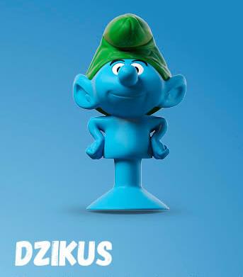 STIKEEZ LIDL 2017 smerfy figurka DZIKUS