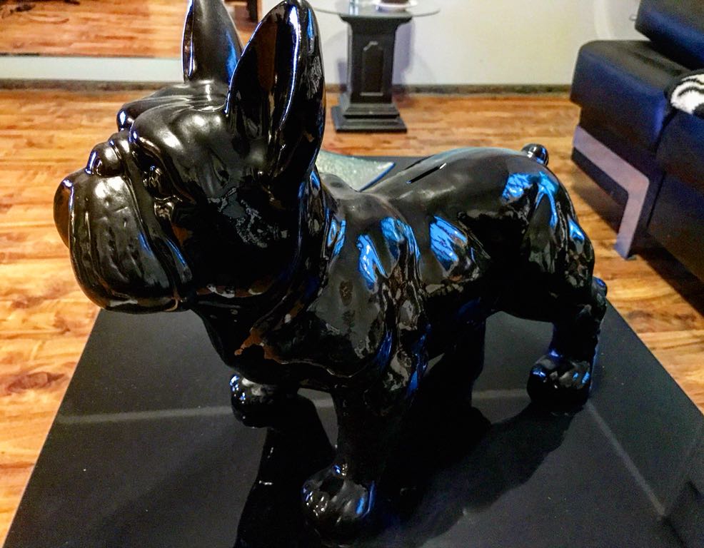 HIT Figurka pies buldog francuski SUPER prezent