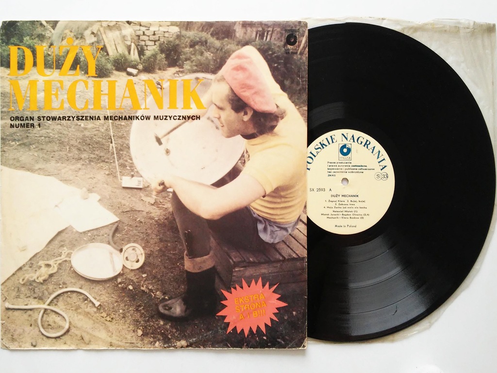 LP: Duży Mechanik  Mietek Jurecki Olewicz 1988 EX