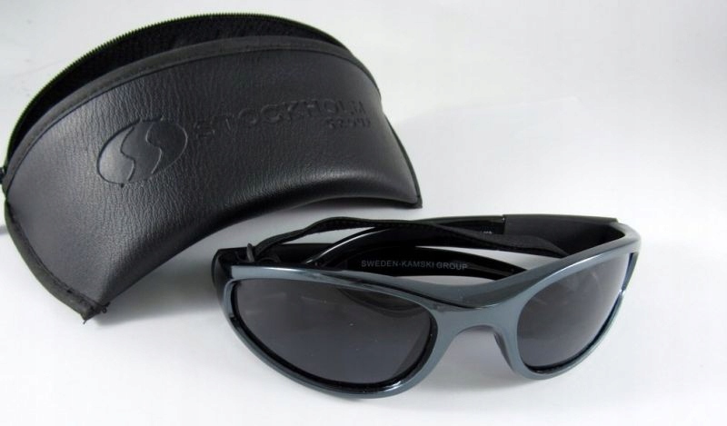 OKULARY STOCKHOLM 08-14 BLK POLARYZACJA