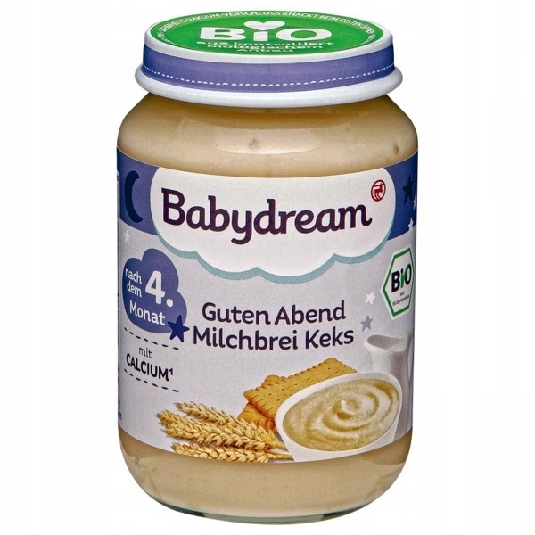 BIObaby Babydream Mleczna Kaszka Na Noc Ciastko
