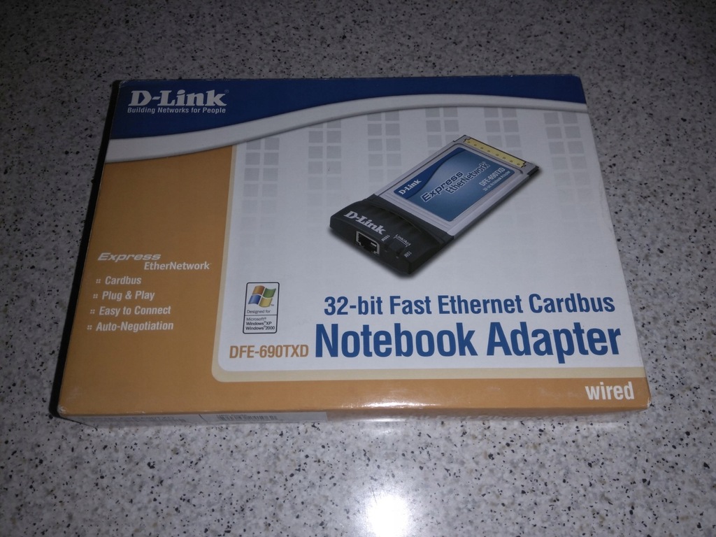 D-Link 32 - bit Fast Ethernet Cardbus-Adapter