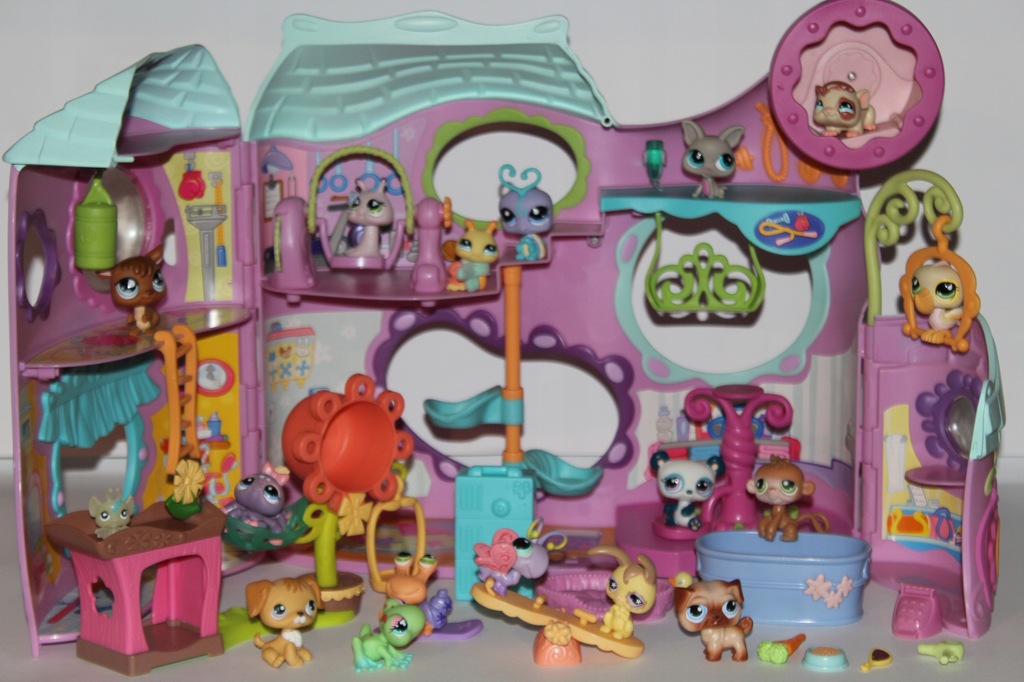 LPS ZESTAW DOMEK SIŁOWNIA LITTLEST PET SHOP
