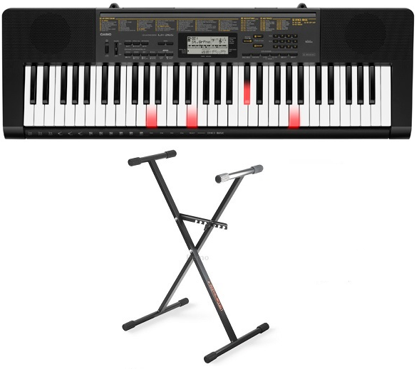 CASIO LK-265 KEYBOARD PODŚWIETLANE KLAWISZE+STATYW