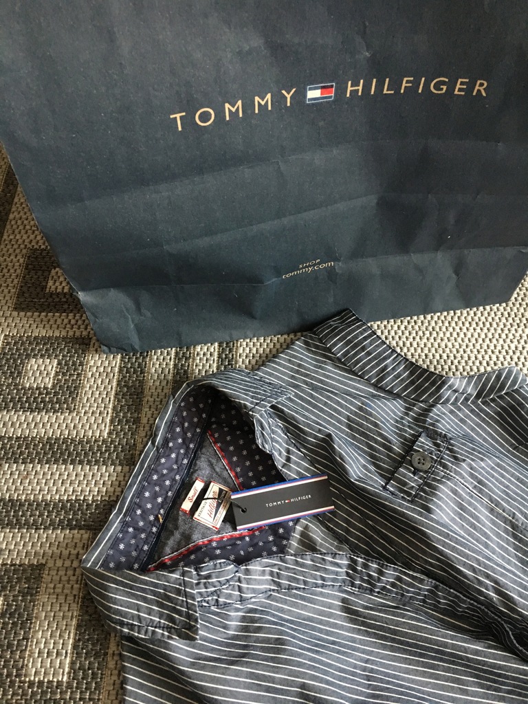 Tommy Hilfiger sukienka tunika koszula koszulowa