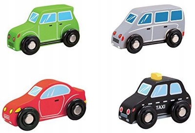 New Classic Toys - 11934 - Mini Car Set - 4 Piece